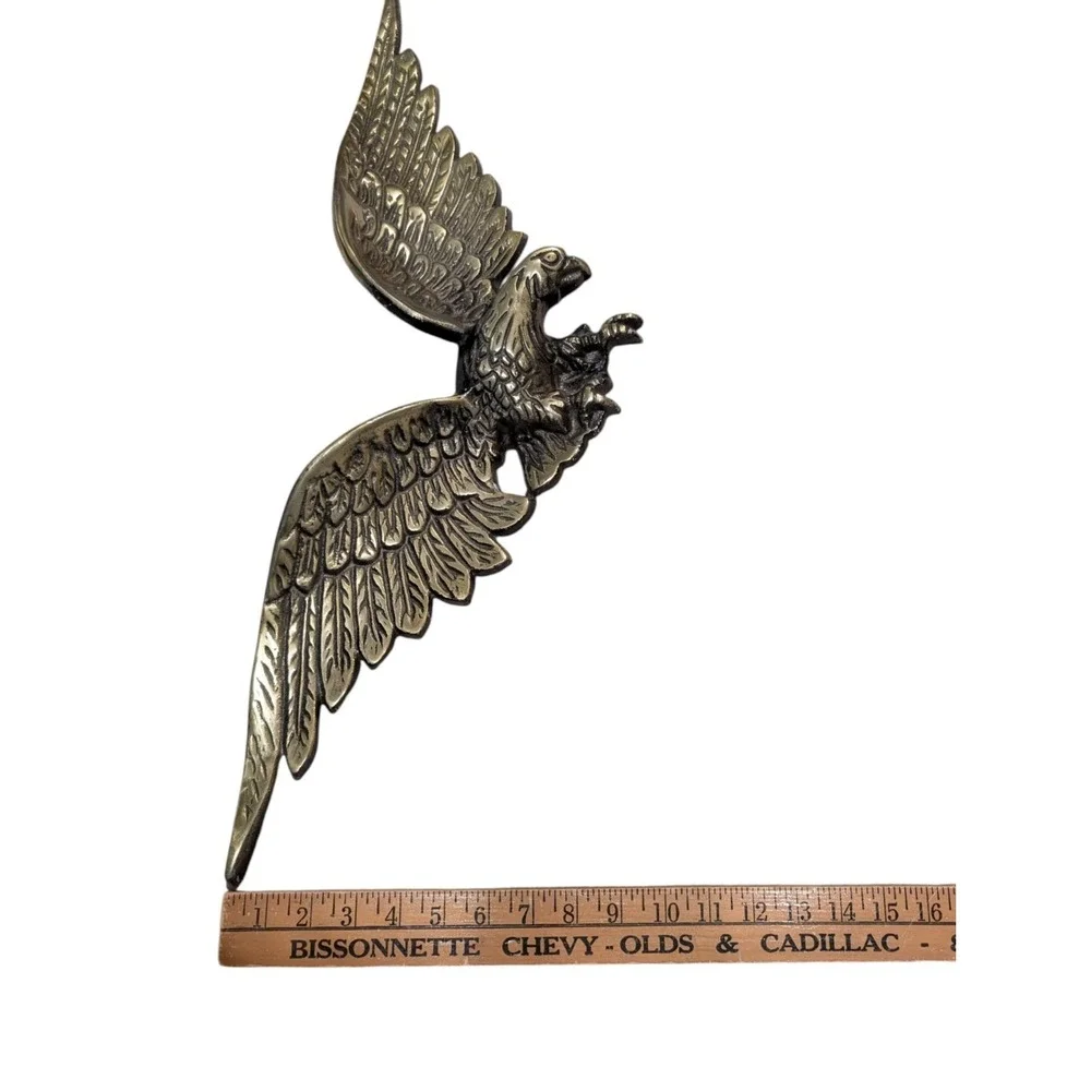 Antique American Eagle Art Military‎ USA Federal Wall Mount Cast Aluminum